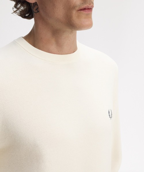 FRED PERRY(フレッドペリー) セーター ニット Pique Stitch Jumper FRED PERRY(フレッドペリー) セーター ニット Pique Stitch Jumper