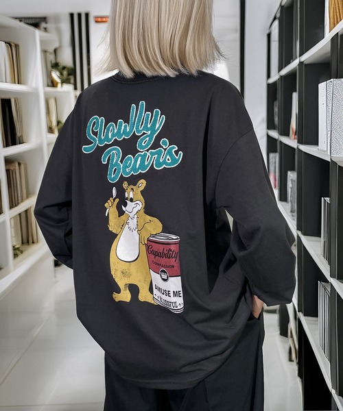 Candlestick tシャツ レトロ ポップ グラフィック ゆったり シルエット