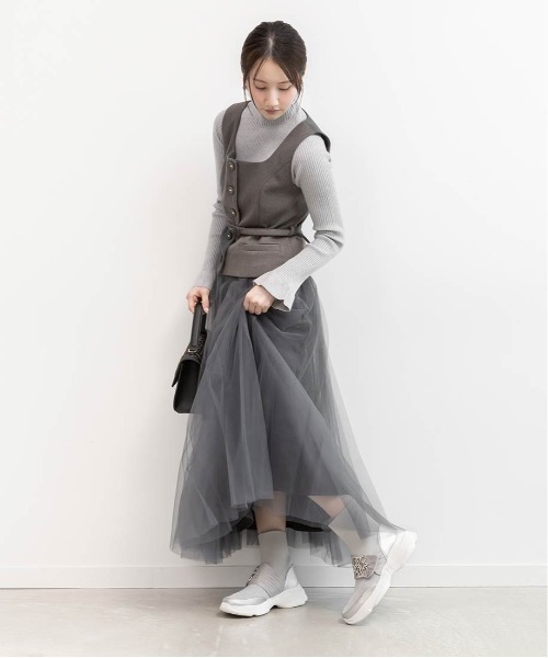 【SILVER】【SUSTAINABLE】ビジューモノグラムパーツソックススニーカー ランダ RANDA【SUSTAINABLE】ビジューモノグラムパーツソックス