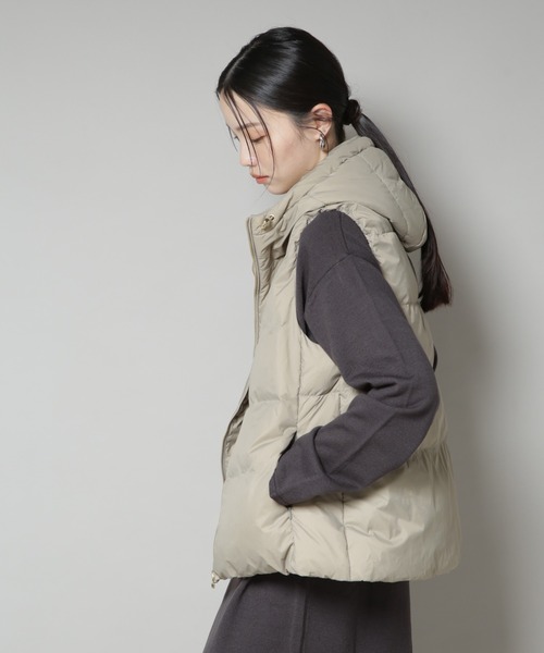 NANO universe（ナノ・ユニバース） ダウンベスト ベスト 撥水加工