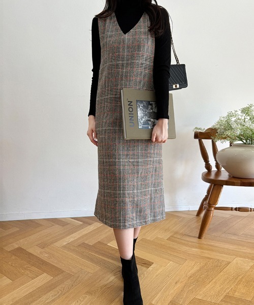 ジャンパースカート チェックジャンパースカート | ブランド登録なし