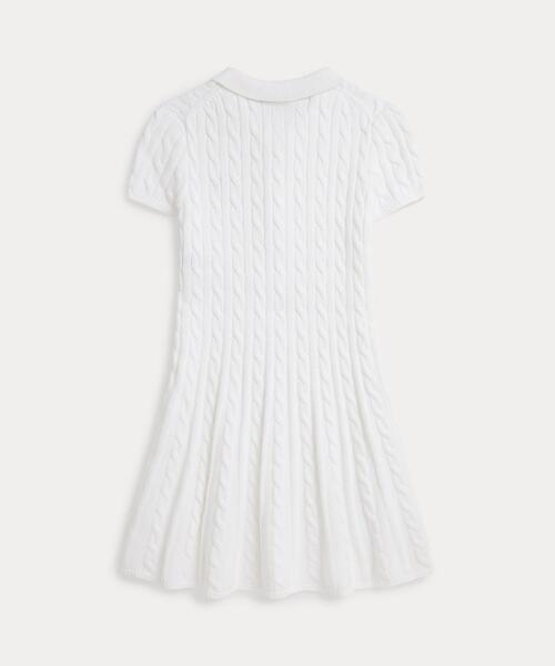 Polo Ralph Lauren Childrenswear ワンピース ケーブルニット コットン