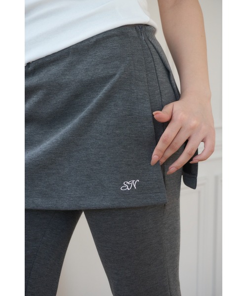 Smyeon パンツ Layered flare pants/レイヤードフレアパンツ