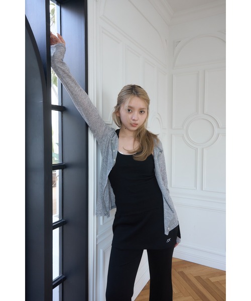 Smyeon パンツ Layered flare pants/レイヤードフレアパンツ