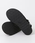 「Teva」 フラットサンダル 24cm ブラ...の詳細画像2