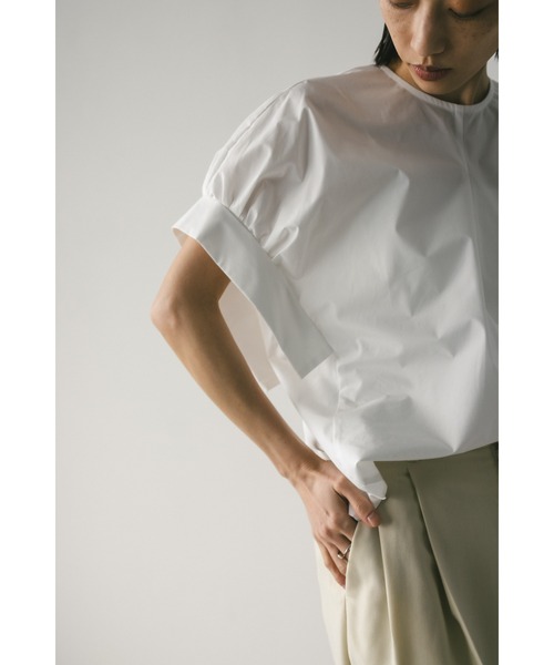 「STYLEMIXER」 半袖ブラウス FREE サックスブルー レディース_画像4