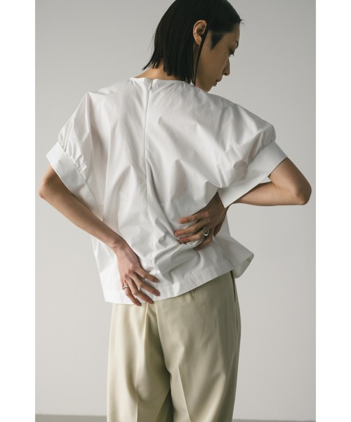 「STYLEMIXER」 半袖ブラウス FREE サックスブルー レディース_画像6