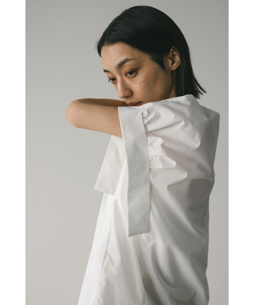 「STYLEMIXER」 半袖ブラウス FREE サックスブルー レディース_画像7