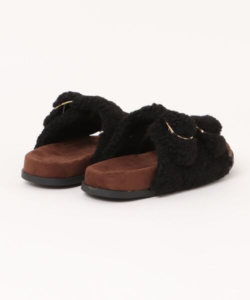 サンダル ダブルベルトボアサンダル レディース : ZOZOTOWN Yahoo!店