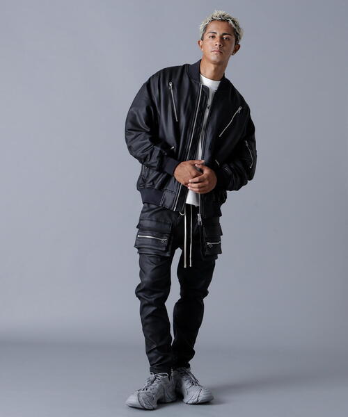 ジャケット・アウター Danke schon. PREMIUM COATING MA-1 M DankeSchon/ダンケシェーン/COATING ZIP MA-1 | L.H.P（エルエイチピー