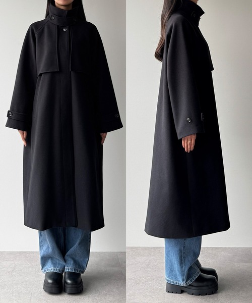 callautia カラウティア 2wayカラーオーバーサイズロングコート callautia（カラウティア）の「2wayカラーオーバーサイズロングコート