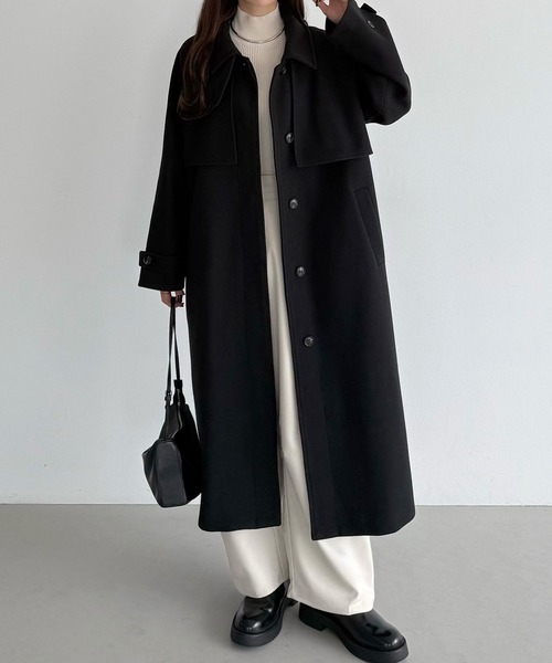 callautia（カラウティア） ステンカラーコート コート 2wayカラー
