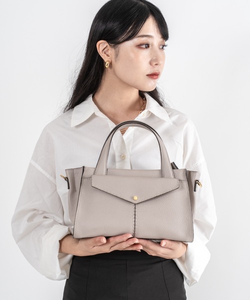 ハンドバッグ 「LORISTELLA/ロリステッラ」2WAY レザー トートバッグ