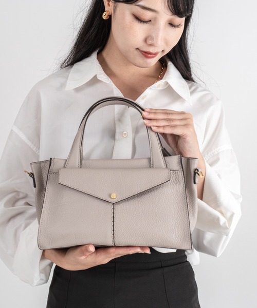 ハンドバッグ 「LORISTELLA/ロリステッラ」2WAY レザー トートバッグ