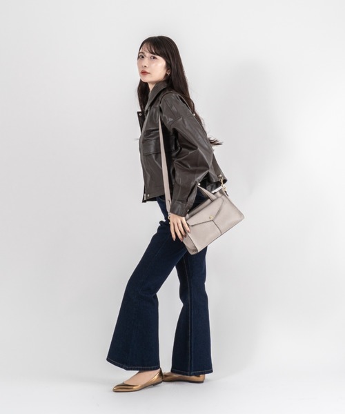 ハンドバッグ 「LORISTELLA/ロリステッラ」2WAY レザー トートバッグ