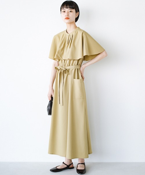 「haco!」 ノースリーブワンピース SMALL ベージュ レディース_画像3