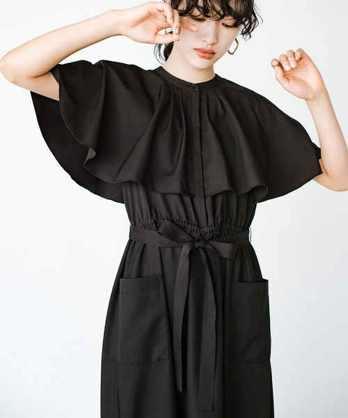 「haco!」 ノースリーブワンピース SMALL ベージュ レディース_画像4