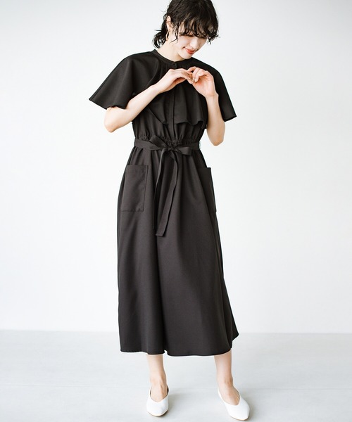 「haco!」 ノースリーブワンピース SMALL ベージュ レディース_画像6