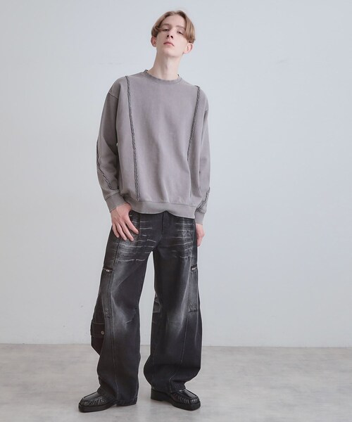 ティーケー タケオキクチ（tk．TAKEO KIKUCHI）/ヴィンテージライクデニムカーゴパンツ tk.TAKEO KIKUCHI（ティーケータケオキクチ） パンツ ヴィンテージ