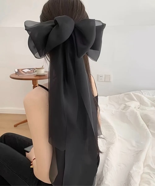 ARCHIVER ヘアクリップ 「Bz」リボン ヘアクリップ(BDS) : ZOZOTOWN