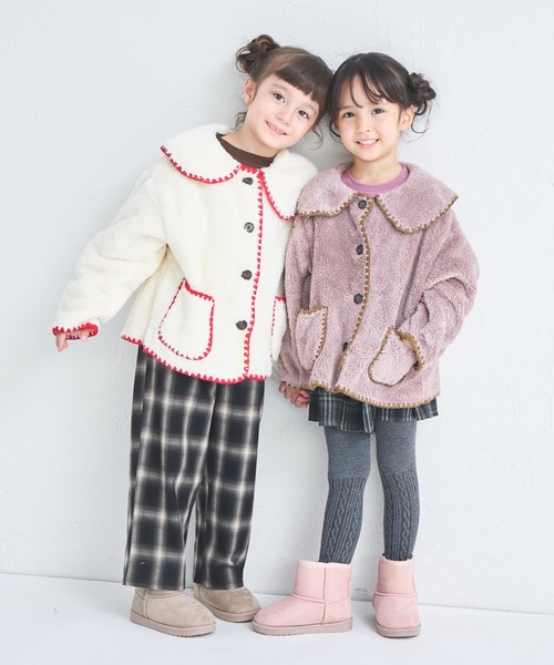 pairmanon（ペアマノン） コート アウター 「ましゅまろボア」洗える