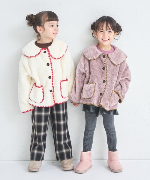 pairmanon（ペアマノン） コート アウター 「ましゅまろボア」洗える
