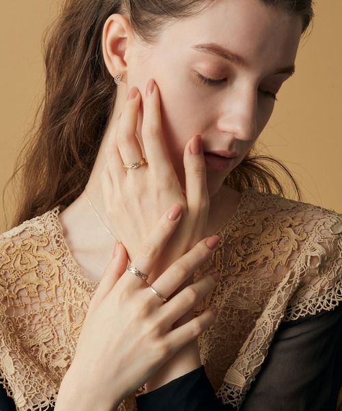 ageteリング13号 agete アガット リング 指輪 13号（シルバー／K5／月