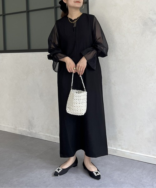 prose verse（プロズヴェール） ノースリーブワンピース フリ