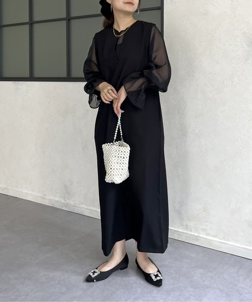 prose verse（プロズヴェール） ノースリーブワンピース フリ