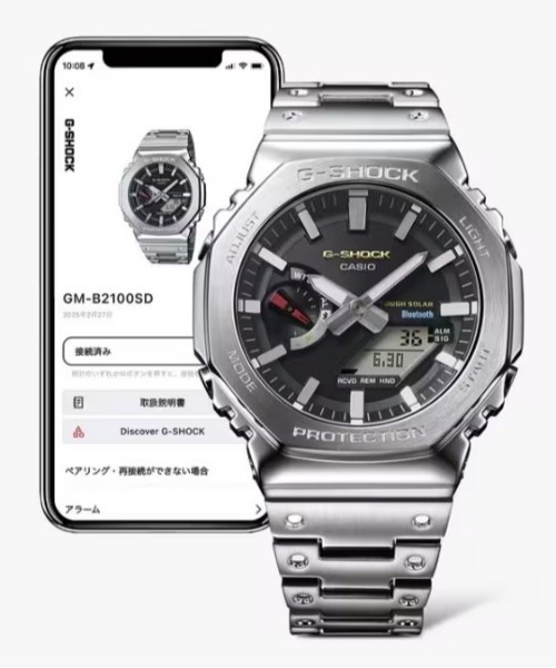 腕時計 G-SHOCK/ジーショック 腕時計 FULL METAL GM-B2100BT-1AJF メンズ レディースの画像