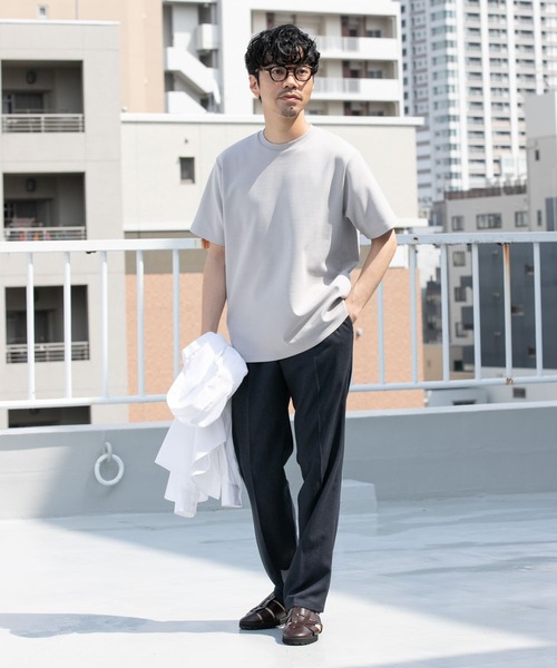 「URBAN RESEARCH ROSSO MEN」 半袖Tシャツ LARGE ブルー メンズ_画像6