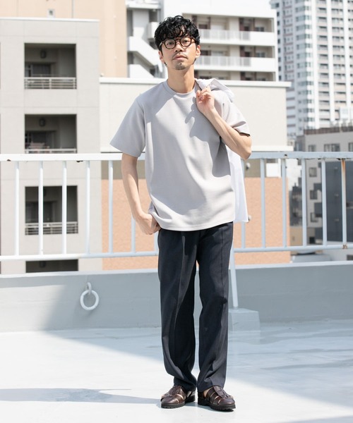 「URBAN RESEARCH ROSSO MEN」 半袖Tシャツ LARGE ブルー メンズ_画像8