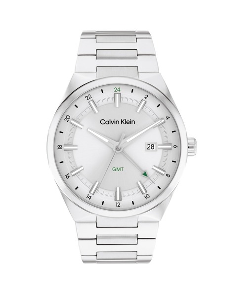 腕時計 「Calvin Klein」 カルバンクライン DISTINGUISH GMT ウォッチ メンズの画像