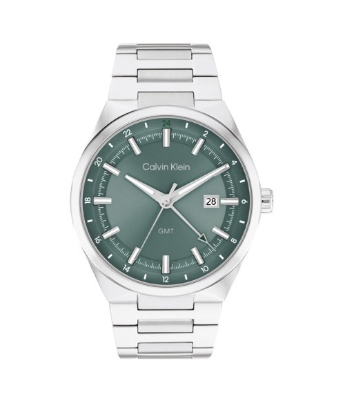 腕時計 「Calvin Klein」 カルバンクライン DISTINGUISH GMT ウォッチ メンズの画像
