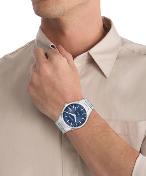 腕時計 「Calvin Klein」 カルバンクライン DISTINGUISH GMT ウォッチ メンズの画像