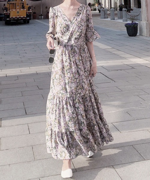 「Miniministore」 半袖ワンピース FREE ローズ レディース_画像2