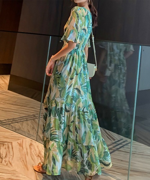 「Miniministore」 半袖ワンピース FREE ローズ レディース_画像8