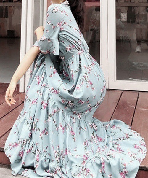 「Miniministore」 半袖ワンピース FREE ローズ レディース_画像9