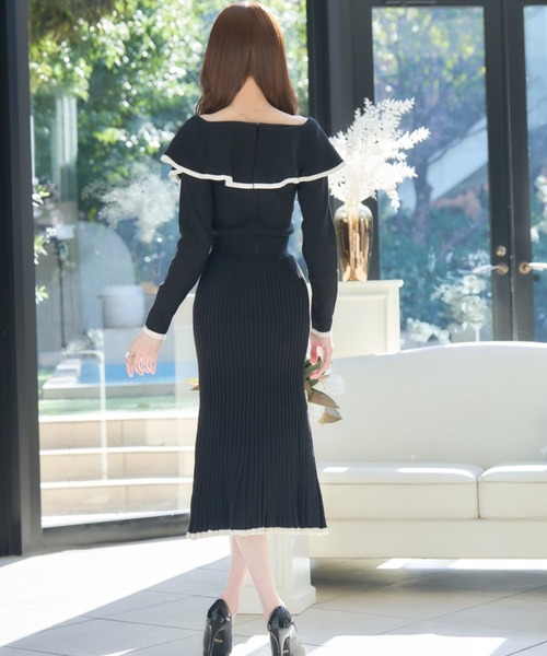 「emiriawiz」 ニットワンピース SMALL ブラック レディース_画像4