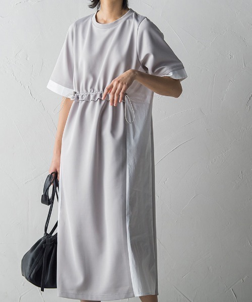 「MAYSON GREY」 半袖ワンピース M ブラック レディース_画像6