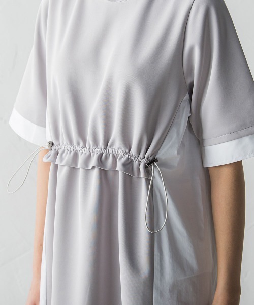 「MAYSON GREY」 半袖ワンピース M ブラック レディース_画像9