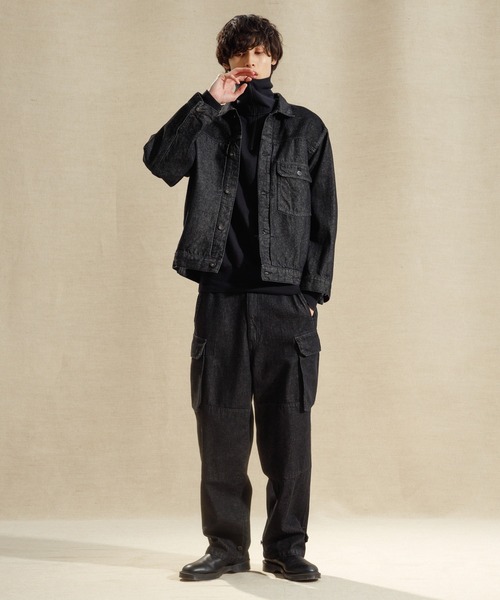 ADAM ET ROPÉ アダムエロペ　デニムジャケット ブラック Mサイズ ADAM ET ROPE'（アダムエロペ） デニムジャケット M ブラック系その他