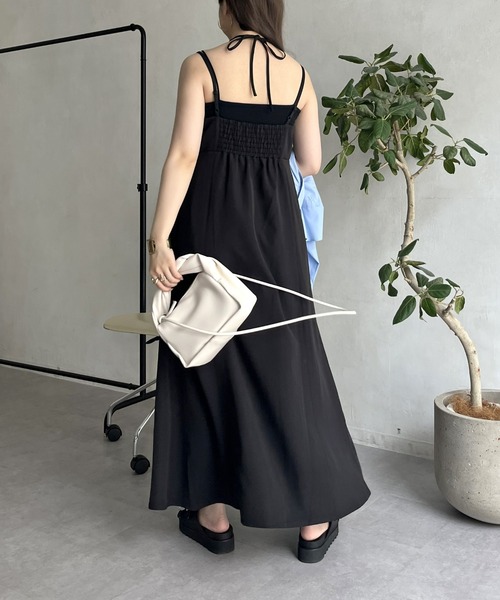 「prose verse」 キャミソールワンピース MEDIUM ブラック レディース_画像6