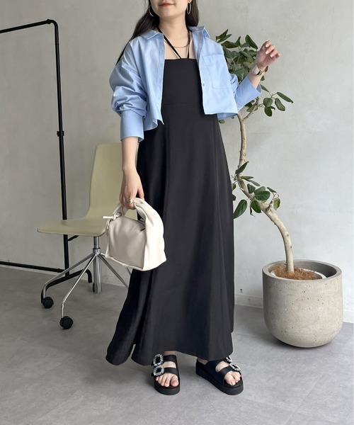 「prose verse」 キャミソールワンピース MEDIUM ブラック レディース_画像9