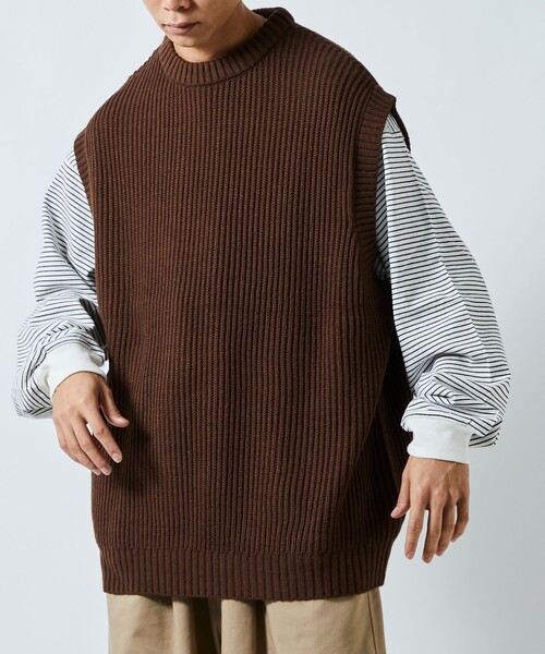 FREAK'S STORE（フリークスストア） ノースリーブニット LARGE