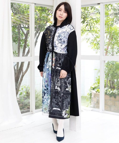 iS ScoLar（イズスカラー） シャツワンピース 553240：星×タロット