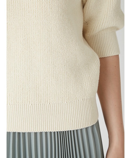 「Mila Owen」 半袖ニット 1 ブラック レディース_画像7