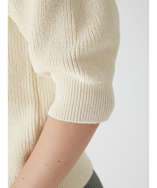 「Mila Owen」 半袖ニット 1 ブラック レディース_画像8