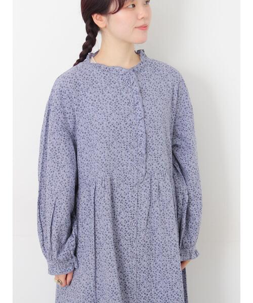 Samansa Mos2（サマンサモスモス） ワンピース 「Cross×Linen」フリル