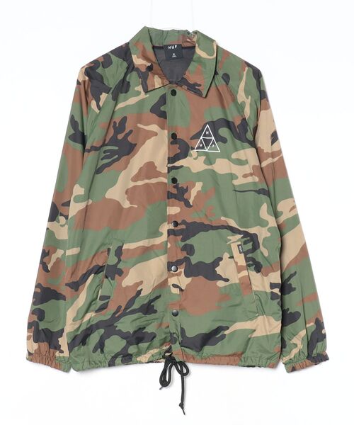 HUF（ハフ） カモフラージュナイロンブルゾン M グリーン メンズ